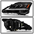 5088246 Driver and Passenger Side Halogen/LED Combo Headlight, With bulb(s), Clear Lens, Black Interior, Apex Series