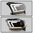 5088284 Driver and Passenger Side Halogen/LED Combo Headlight, With bulb(s), Clear Lens, Black Interior, Signature Series