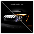 2014 Audi A4 - Driver and Passenger Side Halogen/LED Headlight, Without bulb(s), Xenon/HID Model Only; Not Compatible With Factory Halogen Model, Clear Lens, Black Interior, Apex Series