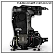 5088635 Driver and Passenger Side LED Headlight, With bulb(s), Clear Lens, Black Interior, Apex Series