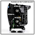 5088703 Driver and Passenger Side LED Headlight, With bulb(s), Clear Lens, Black Interior, Signature Series