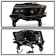 2015 Jeep Grand Cherokee - Driver and Passenger Side LED Headlight, With bulb(s), Not Compatible With Xenon/HID Model, Clear Lens, Black Interior