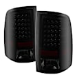 9025617 Driver and Passenger Side LED Tail Light, With bulb(s), Smoked Lens, Black Interior, xTune By Spyder LED