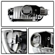 9027468 Driver and Passenger Side Halogen Headlight, Without bulb(s), Clear Lens, Chrome Interior, Xtune Series