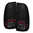9027642 Driver and Passenger Side LED Tail Light, With bulb(s), Smoked Lens, Black Interior, Styleside, xTune By Spyder LED