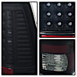 9027642 Driver and Passenger Side LED Tail Light, With bulb(s), Smoked Lens, Black Interior, Styleside, xTune By Spyder LED