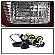 9030512 Driver and Passenger Side LED Tail Light, With bulb(s), Smoked Red Lens, Xtune Series