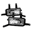9031588 Front, Driver and Passenger Side Fog Light, With bulb(s), Factory Series