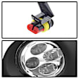 9031649 Front, Driver and Passenger Side LED Fog Light, With bulb(s), Sedan, DRL Series