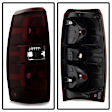 9031854 Driver and Passenger Side LED Tail Light, With bulb(s), Smoked Red Lens, Xtune Series