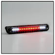 9032752 Driver and Passenger Side LED Tail Light, With bulb(s), Smoked Lens, Chrome Interior