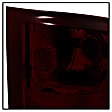 2012 Chevrolet Silverado 1500 - Driver and Passenger Side LED Tail Light, With bulb(s), Dark Red & Smoked Lens, Xtune Series