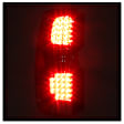 9033926 Driver and Passenger Side LED Tail Light, With bulb(s), Smoked Lens, Black Interior, Xtune Series
