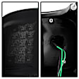 9033926 Driver and Passenger Side LED Tail Light, With bulb(s), Smoked Lens, Black Interior, Xtune Series