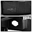 9033933 Driver and Passenger Side LED Tail Light, With bulb(s), Smoked Lens, Black Interior, Xtune Series