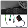 9033933 Driver and Passenger Side LED Tail Light, With bulb(s), Smoked Lens, Black Interior, Xtune Series
