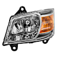9035180 Driver Side Halogen Headlight, Without bulb(s), Clear Lens, Chrome Interior
