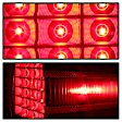9036545 Driver and Passenger Side LED Tail Light, With bulb(s), Clear Lens, Black Interior, Xtune Series