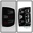 9036552 Driver and Passenger Side LED Tail Light, With bulb(s), Smoked Lens, Black Interior, Xtune Series