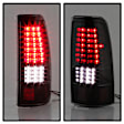 9037641 Driver and Passenger Side LED Tail Light, With bulb(s), Smoked Lens, Black Interior, Fleetside, Xtune Series