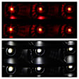 9037641 Driver and Passenger Side LED Tail Light, With bulb(s), Smoked Lens, Black Interior, Fleetside, Xtune Series