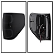 2012 Ford F-150 - Driver and Passenger Side LED Tail Light, With bulb(s), Smoked Lens, Black Interior, Xtune Series