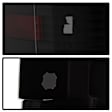 2012 Ford F-150 - Driver and Passenger Side LED Tail Light, With bulb(s), Smoked Lens, Black Interior, Xtune Series