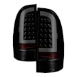 9038556 Driver and Passenger Side LED Tail Light, With bulb(s), Smoked Lens, Black Interior, xTune By Spyder LED