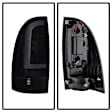 9038556 Driver and Passenger Side LED Tail Light, With bulb(s), Smoked Lens, Black Interior, xTune By Spyder LED
