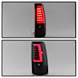 2000 Chevrolet Silverado 2500 - Driver and Passenger Side LED Tail Light, With bulb(s), Smoked Lens, Black Interior, xTune Version 3 Series