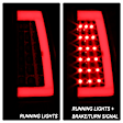 9038792 Driver and Passenger Side LED Tail Light, With bulb(s), Clear & Red Lens, xTune Version 3 Series