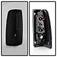 9039218 Driver and Passenger Side LED Tail Light, With bulb(s), Smoked Lens, Black Interior, Fleetside, Xtune Series