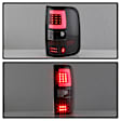 2008 Ford F-150 - Driver and Passenger Side LED Tail Light, With bulb(s), Clear Lens, Black Interior, Fleetside, xTune Version 3 Series