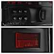 2008 Ford F-150 - Driver and Passenger Side LED Tail Light, With bulb(s), Clear Lens, Black Interior, Fleetside, xTune Version 3 Series