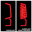 9040450 Driver and Passenger Side LED Tail Light, With bulb(s), Smoked Lens, Black Interior, Xtune Series
