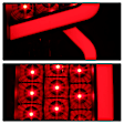 9040450 Driver and Passenger Side LED Tail Light, With bulb(s), Smoked Lens, Black Interior, Xtune Series