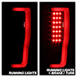 9041617 Driver and Passenger Side LED Tail Light, With bulb(s), Smoked Lens, Black Interior, Xtune Series