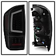 9041693 Driver and Passenger Side LED Tail Light, With bulb(s), Smoked Lens, Black Interior, Xtune Series