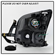 2009 Ford Fusion - Driver and Passenger Side Halogen Headlight, With bulb(s), Clear Lens, Chrome Interior, Xtune Series