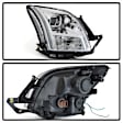 2009 Ford Fusion - Driver and Passenger Side Halogen Headlight, With bulb(s), Clear Lens, Chrome Interior, Xtune Series