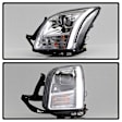 2009 Ford Fusion - Driver and Passenger Side Halogen Headlight, With bulb(s), Clear Lens, Chrome Interior, Xtune Series