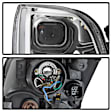 2009 Ford Fusion - Driver and Passenger Side Halogen Headlight, With bulb(s), Clear Lens, Chrome Interior, Xtune Series