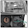 2009 Ford Fusion - Driver and Passenger Side Halogen Headlight, With bulb(s), Clear Lens, Chrome Interior, Xtune Series