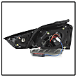 9042164 Driver and Passenger Side LED Tail Light, With bulb(s), Smoked Lens, Black Interior