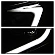 9042218 Driver and Passenger Side Halogen Headlight, With bulb(s), Clear Lens, Black Interior, Xtune Series