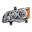 9042515 Driver Side LED Headlight, With bulb(s), Clear Lens, Chrome Interior