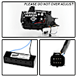 2015 Chevrolet Impala - Driver and Passenger Side Halogen/LED Headlight, With bulb(s), Halogen Models Only; Will Not Fit Xenon/HID Model, Clear Lens, Black Interior, Xtune Series