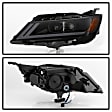 9042881 Driver and Passenger Side Halogen Headlight, With bulb(s), Smoked Lens, Black Interior, Xtune Series