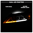 9042898 Driver and Passenger Side Halogen Headlight, With bulb(s), Clear Lens, Chrome Interior, Xtune Series