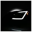 2014 Nissan Sentra - Driver and Passenger Side Halogen/LED Headlight, With bulb(s), Halogen Models Only, Clear Lens, Black Interior, Xtune Series